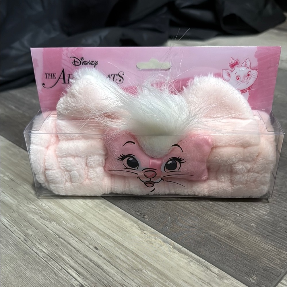 Disney Aristocats Fluffy Pink Spa Headband